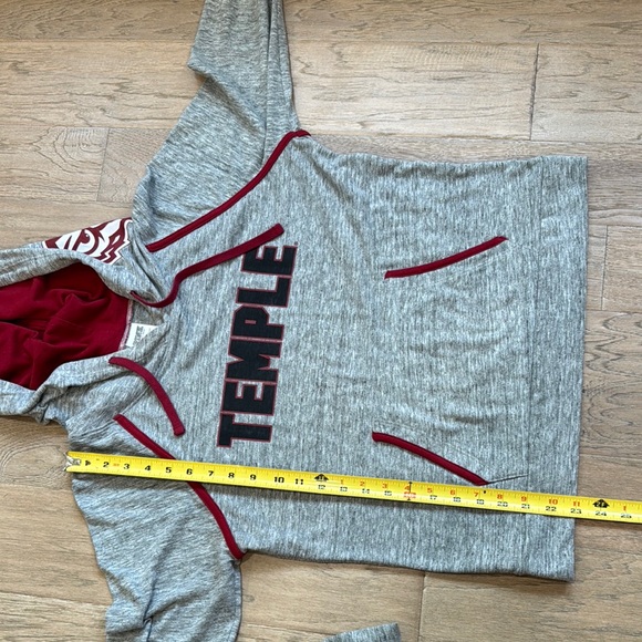 EUC Victoria’s Secret Pink Temple Owls Hoodie Size Medium - Picture 7 of 10